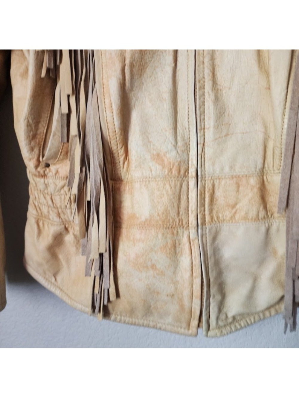 Vintage Adventure Bound by Wilsons Leather Fringe Western Bomber Jacket • Large - Picture 10 of 14